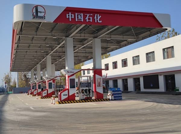 中國(guó)石化淄博48站安裝車客林無人值守洗車機(jī)